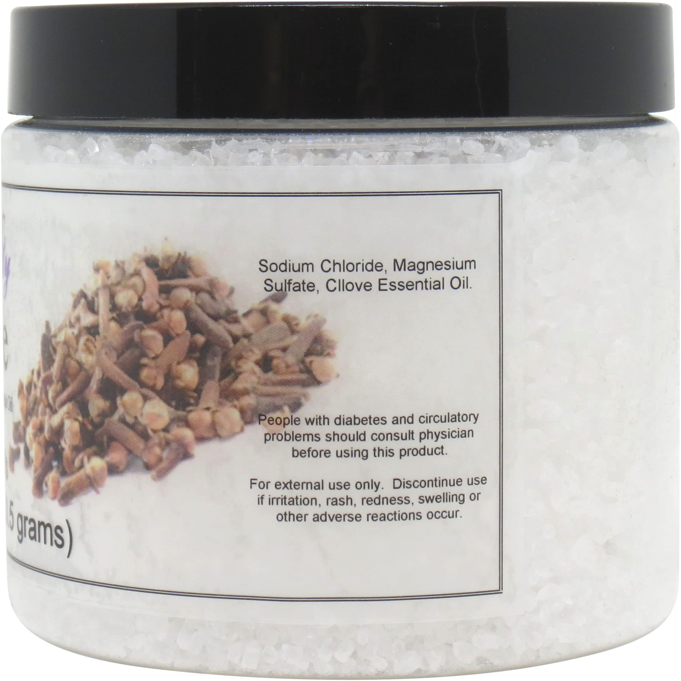 All Natural Clove Bath Salts 16 oz