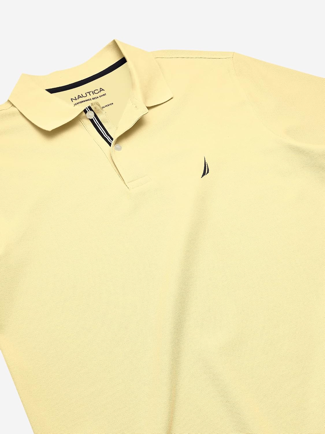 Nautica Men's Big and Tall Classic Fit Short Sleeve Solid Performance Deck Polo Shirt | Designed Exclusively for Big & Tall Men