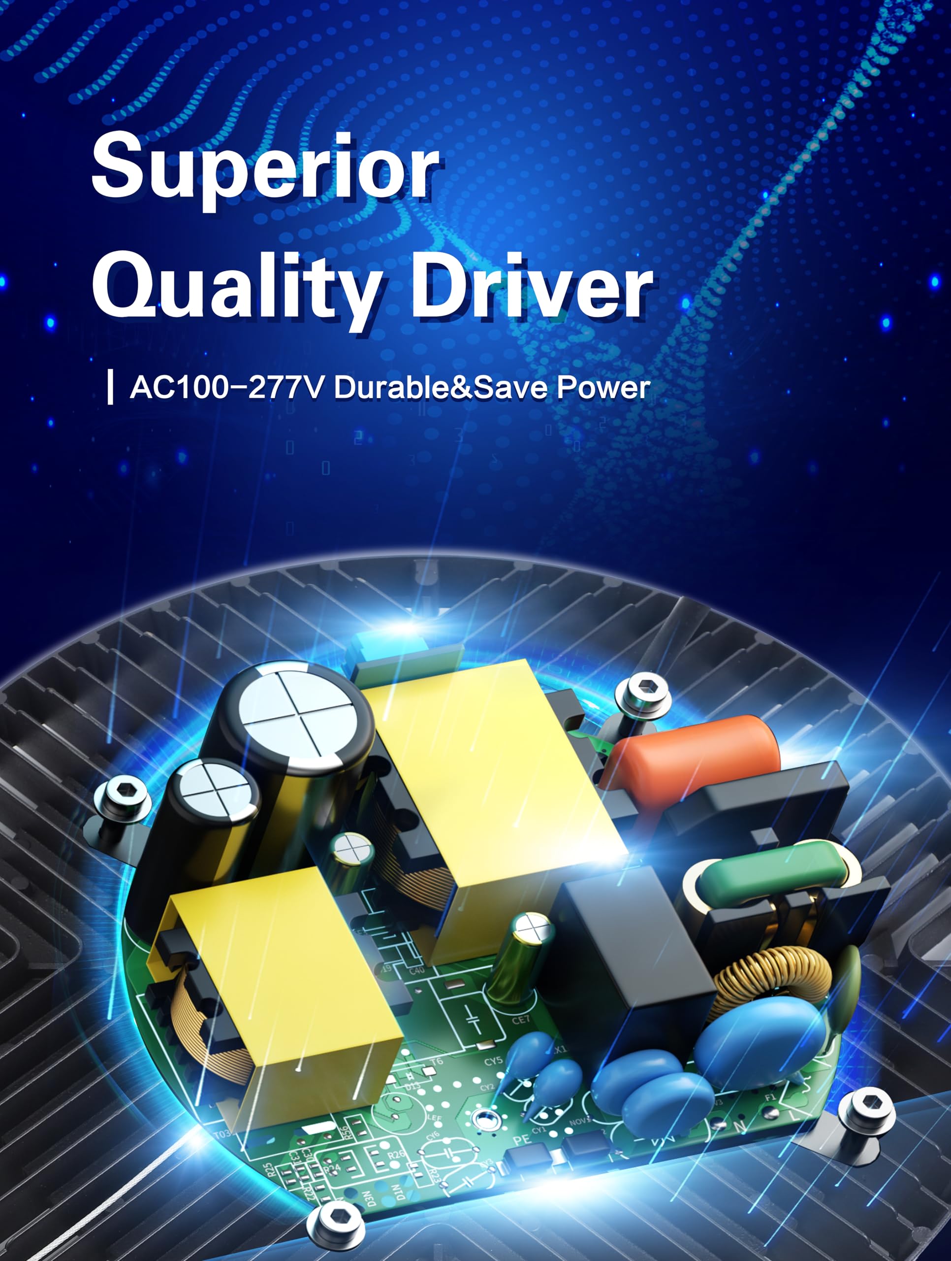 THELUX 6PACK UFO Led High Bay Light 150W High Brightness 150lm w 5000K Plug and Play High Bay — view 3