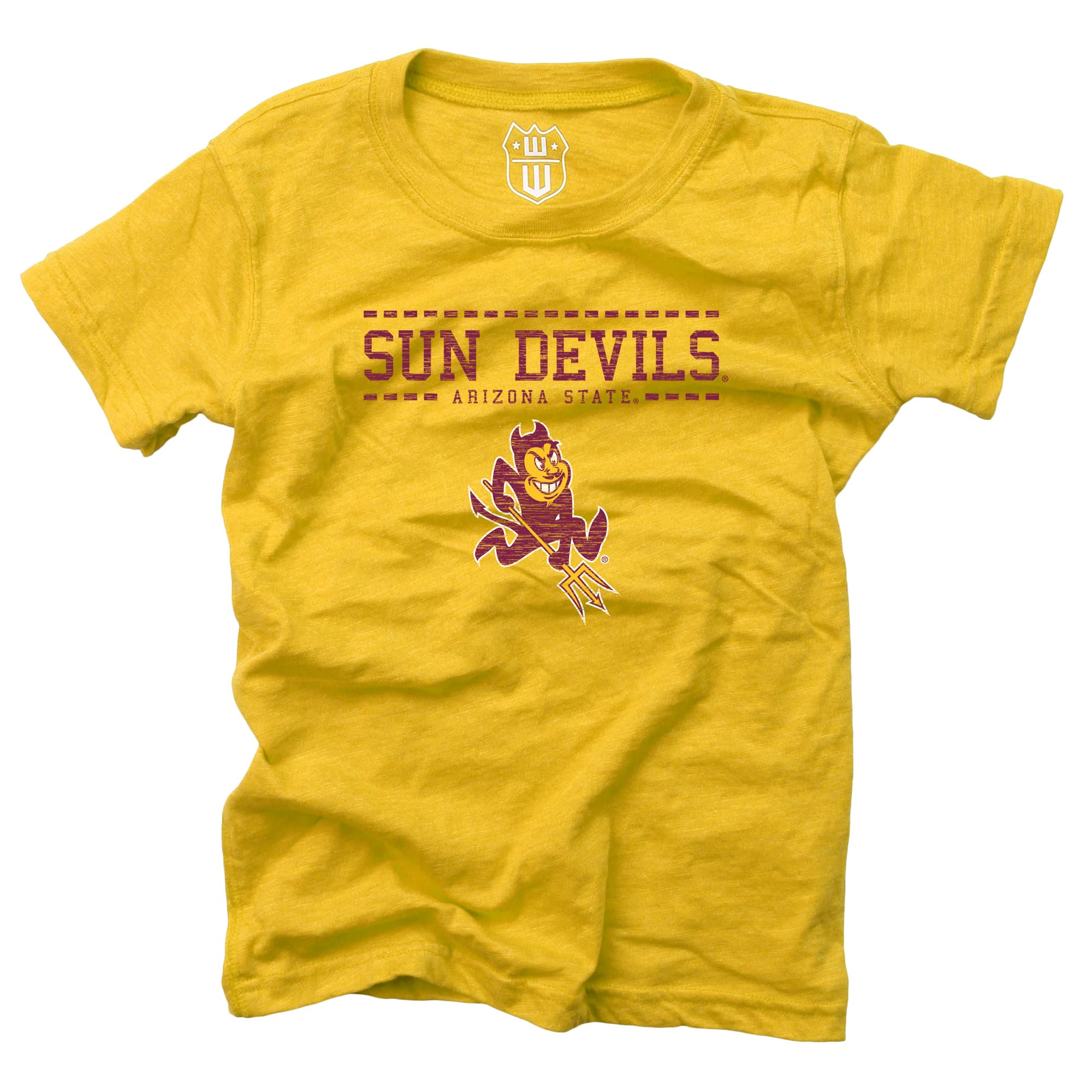 Wes and Willy NCAA Girls S/S Blended Tee