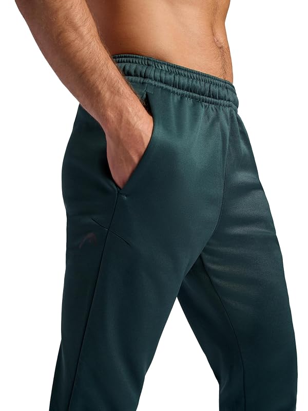 HEAD Men’s Strike Jogger, Standard Fit, Midweight Fleece Material, Green Gables, Small by HEAD - Used condition - Image 5