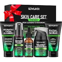 Gifts for Men,Skin Care for Men,Hydrating &amp; Moisturizing Face Care Routine for Mens All Skin Types,Birthday Fathers Gifts Valentines for Him Dad Boyfriend Husband Christmas Stocking Stuffers