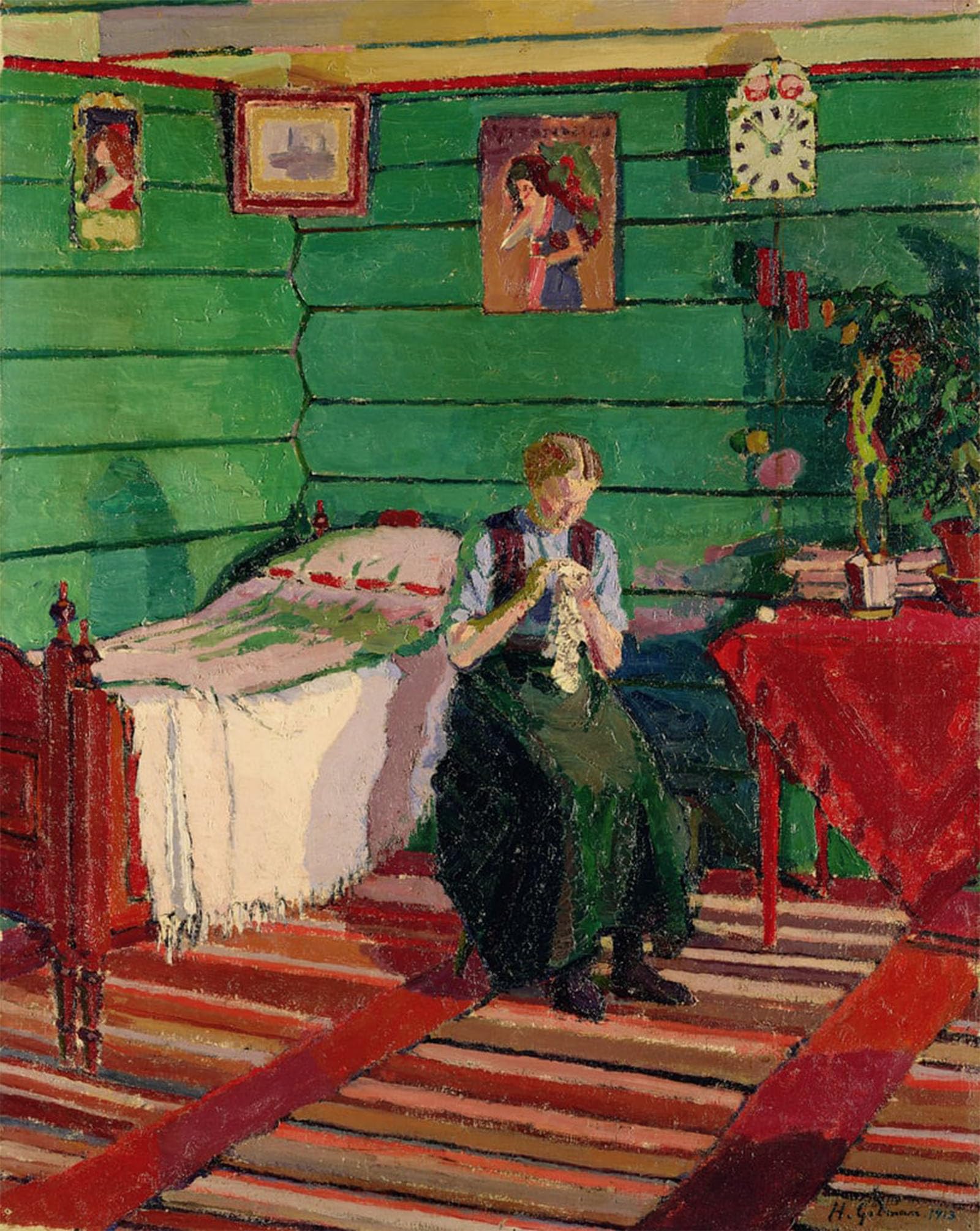 Xcbaihoud No Frame Famous Pictures Printed Wall Art Graffiti Norwegian Interior By Harold Gilman Posters And Prints For Home Decor 60X90cm