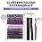 DIY lash Extension Kit Lash Cluster Kit Cluster Eyelash Extensions Individual Lashes Eyelash Clusters Mascara Brush Lash Band and Seal Cluster Lash Applicator Individual Lashes Kit(Natural/Volume Kit)