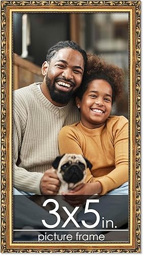 Miniatura 51 de Poster Palooza Marco de fotos de madera tradicional dorado de 19 x 24 pulgadas con plexiglás acrílico UV, respaldo de tablero de espuma y accesorios