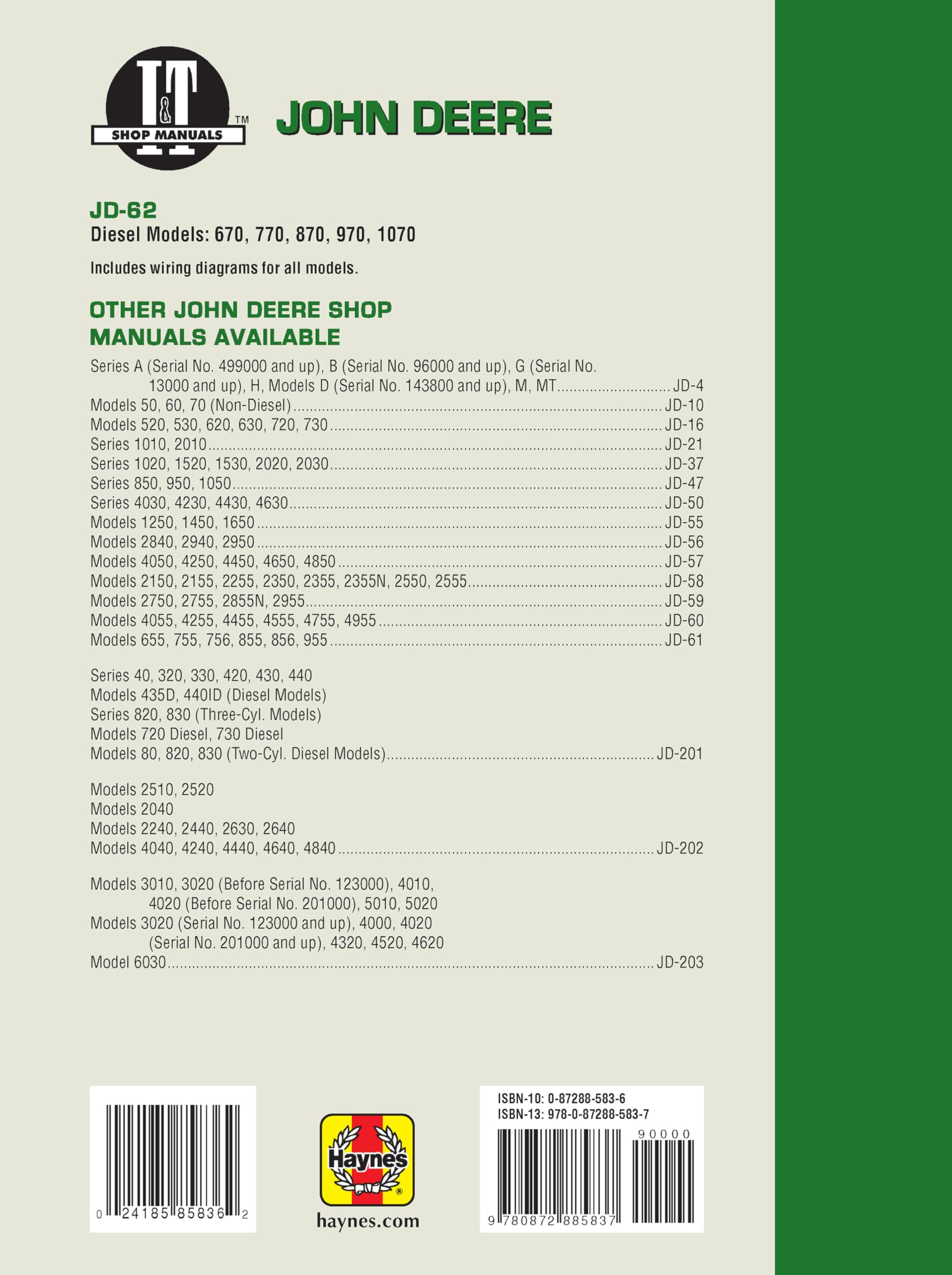 JD SRS 670 770 870 970&1070