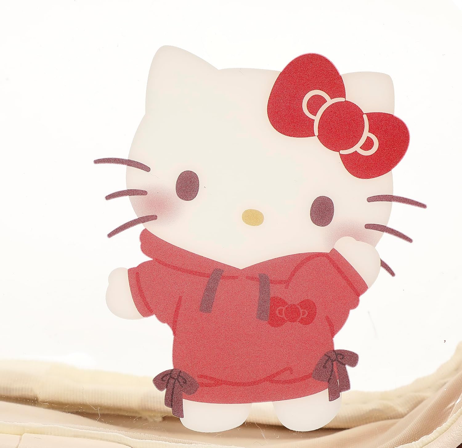 Bioworld Sanrio Hello Kitty 3-Piece Cosmetic Bag Set with Pattern Print and Zipper Closure - Image 5