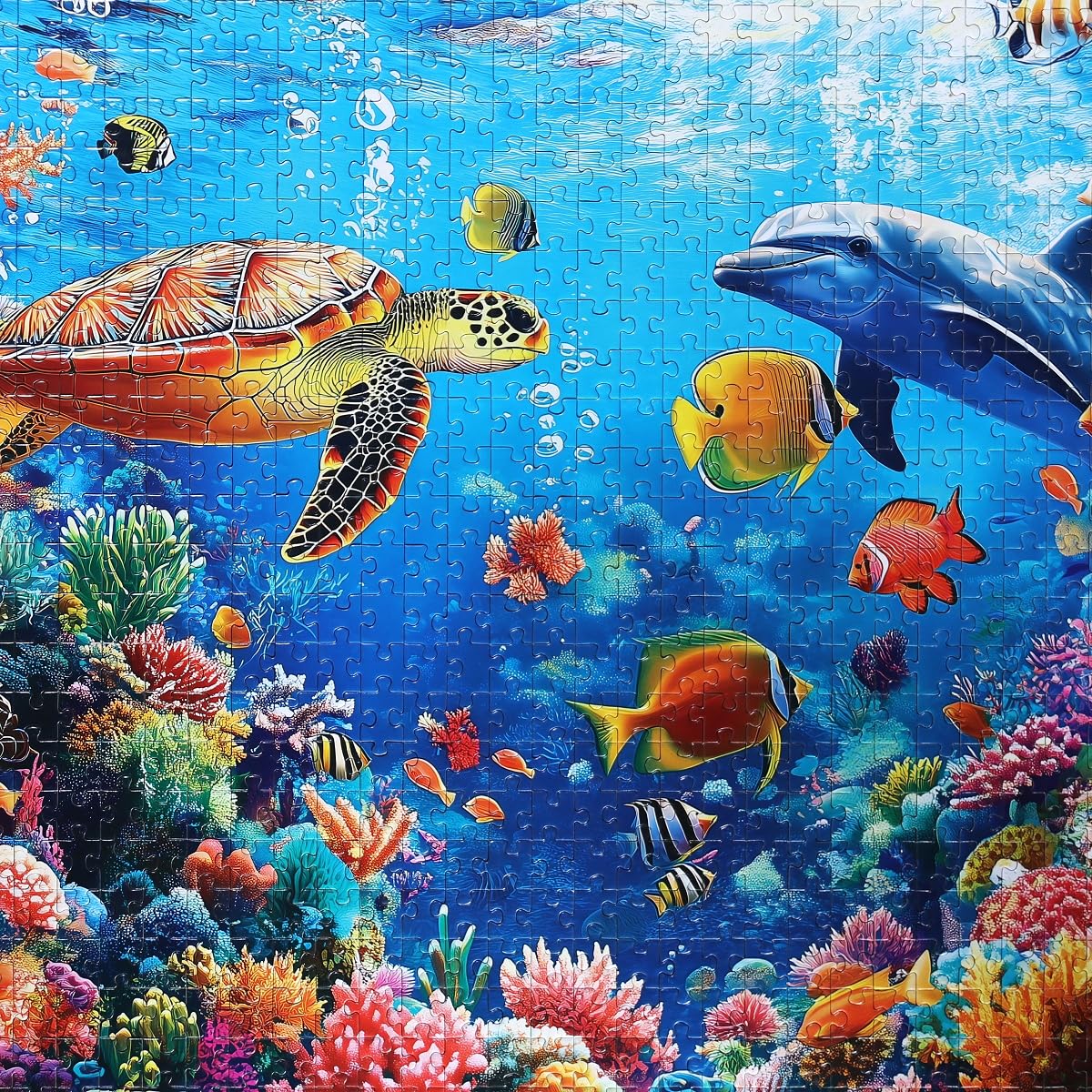 Moruska Underwater Puzzles 1000 Pieces for Adults Under The Sea Animal Jigsaw Puzzle Ocean Scene 1000 Piece - Image 6