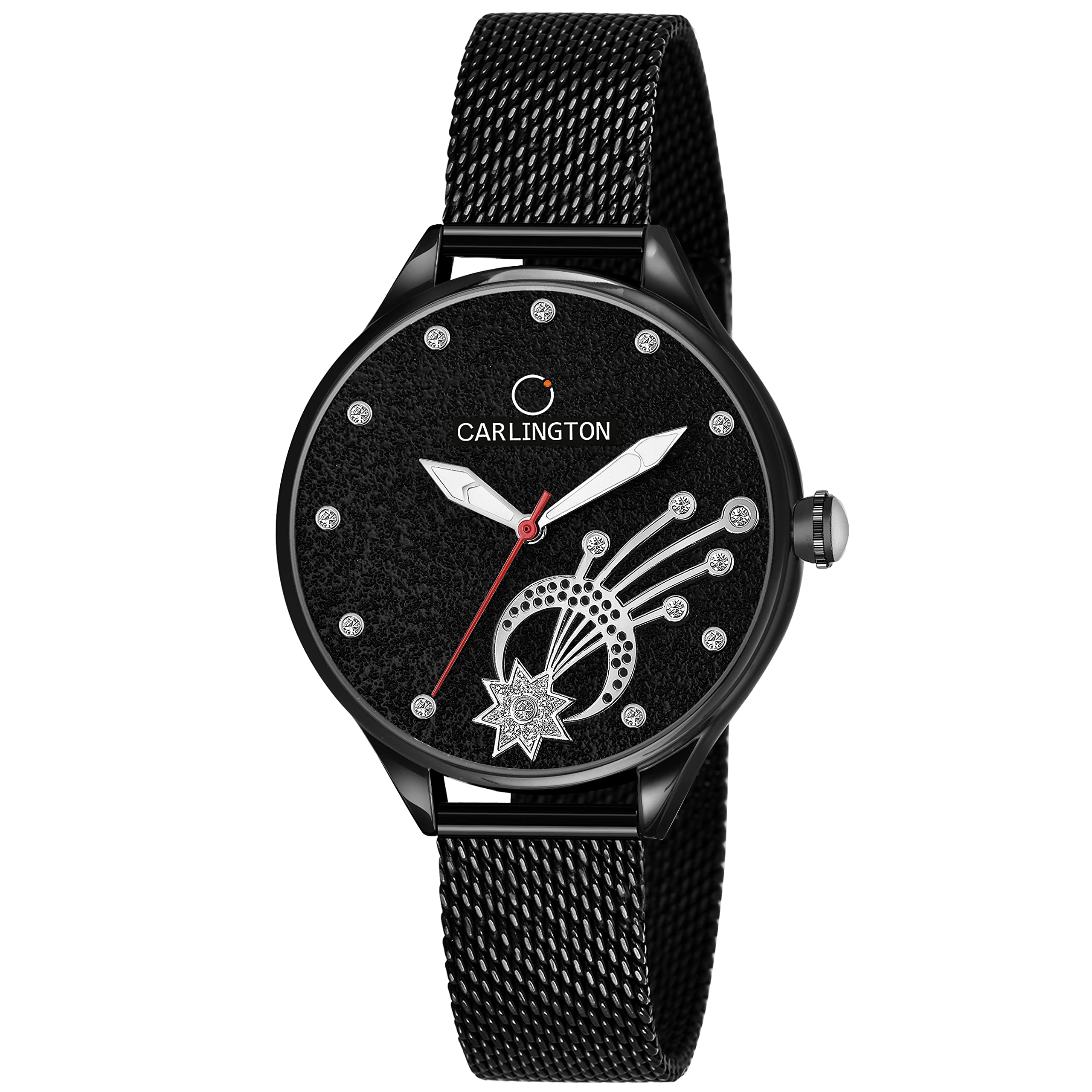 Carlington Stainless Steel Analog Dial Women & Girls Watch- Elite 2020 (Black), Black Band (B0C1Z84XNB) Amazon Price History, Amazon Price Tracker