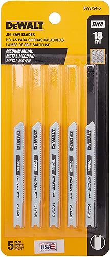 Miniatura 3 de Dewalt Accessories DW3724-5 Hoja de sierra de metal mediana, 3.0in, 18-TPI Cantidad 5