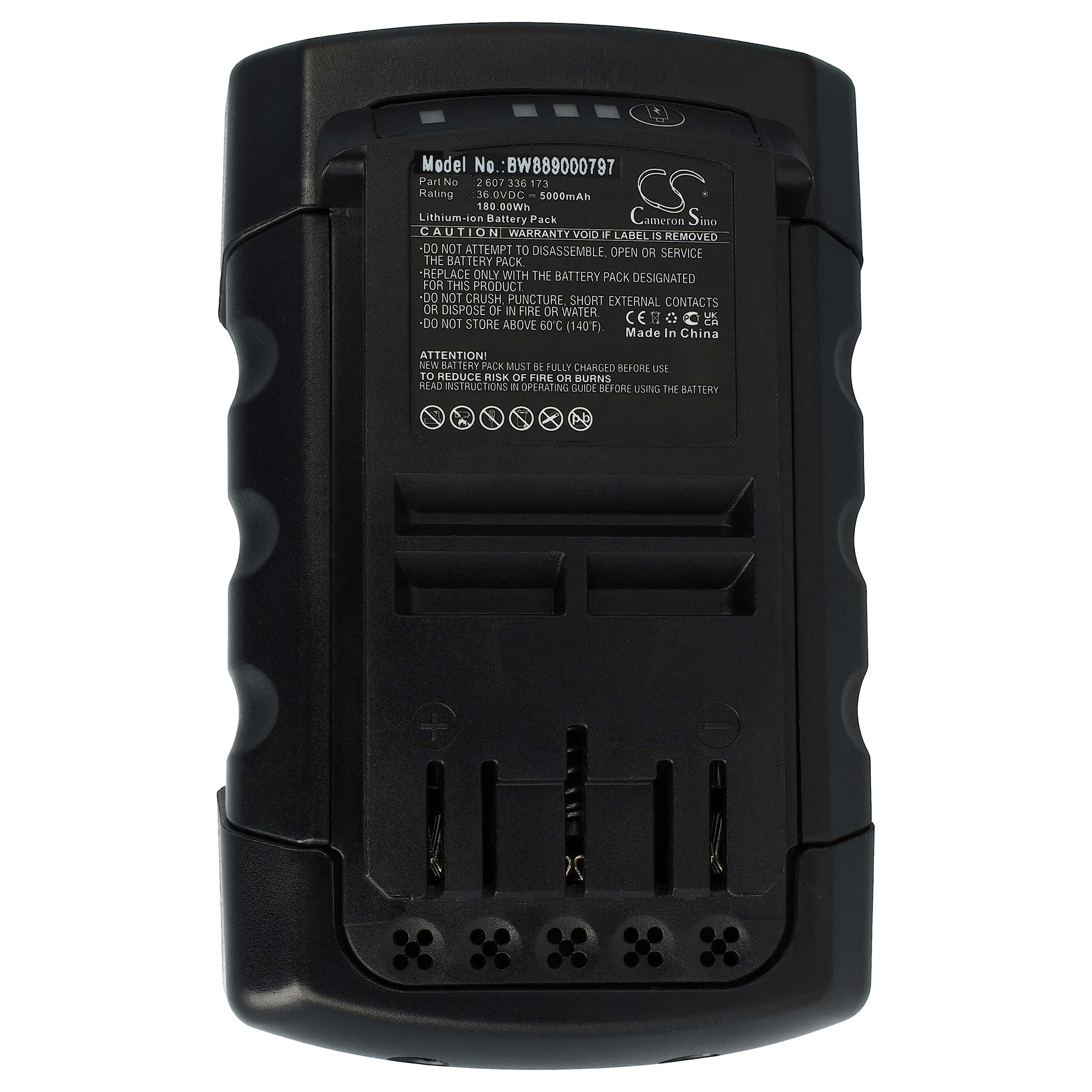 vhbw 1 x bateria kompatybilna z Honda HHH 36 AXB, HRG 416 XB PE, DP3660XA, HHT 36 AXB, HHB 36 AXB kosiarka ogrodnicza 5000mAh 36V Li-Ion