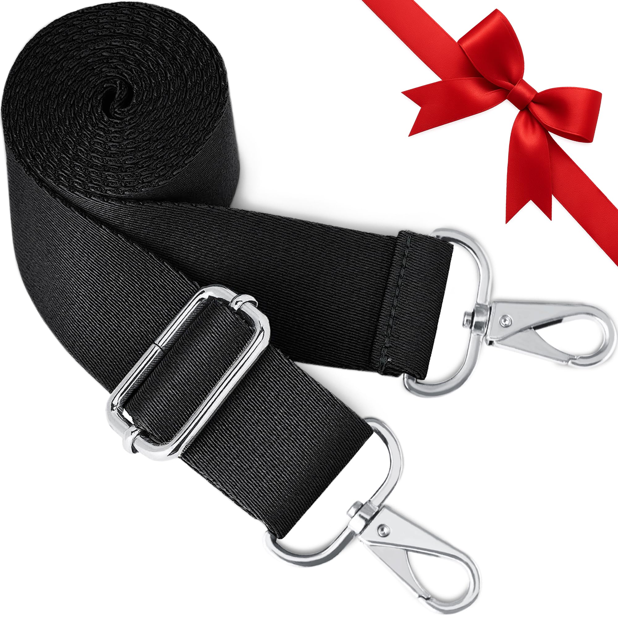 BOACAY Wide Purse Strap Replacement for Crossbody, Messenger, Duffle, Shoulder Bag, Handbag - Universal, Adjustable, Comfortable - 100% Strong Nylon