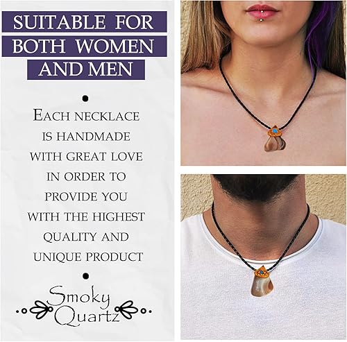 Miniatura 4 de Pendant Chakra Necklace with Genuine Healing Crystal Stone, Crystals Jewelry for Women and Men, Girls, Boys, Handmade with Love, Spiritual Gifts for