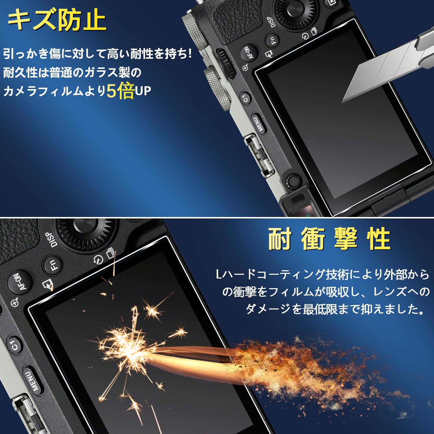 Amazon.co.jp: 【2枚セット】 対応 Sony α7CII / α7CR / α7IV / α6700