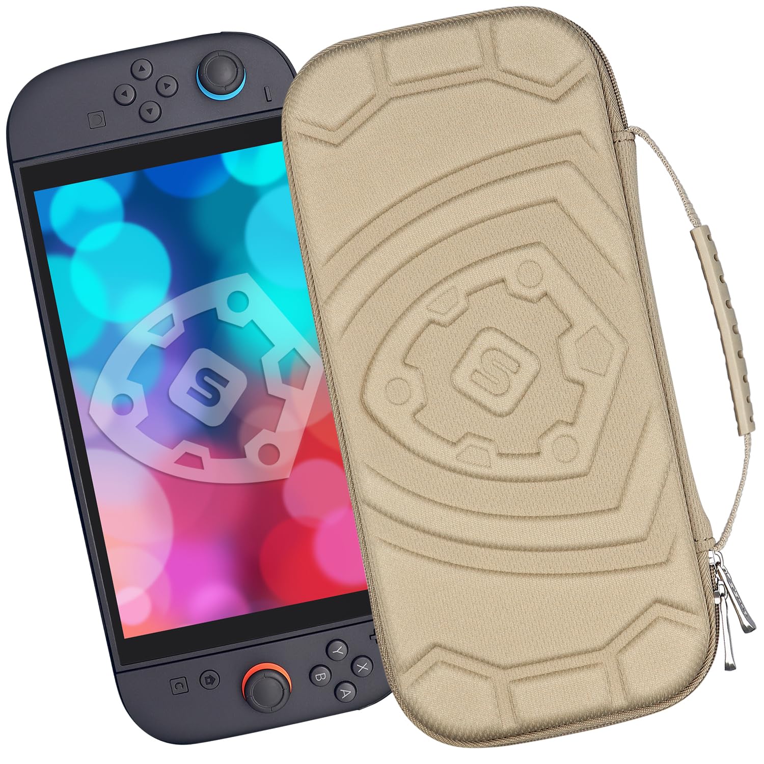 sisma Funda Delgada Compatible con Nintendo Switch 2 - Estuche Protector para Guardar y Proteger Consola Switch2 y Accesorios - Bolsa de Transporte — view 11