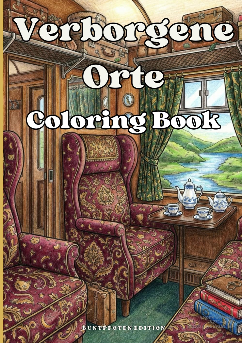 Verborgene Orte Coloring Book: Adorable Illustration for Creative and Patient People