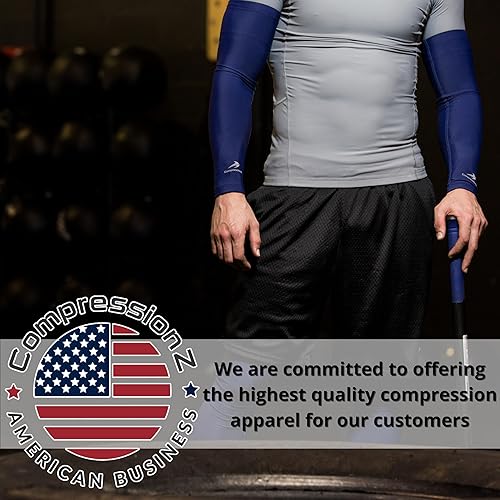 Miniatura 7 de CompressionZ - Mangas de compresión para hombres y mujeres, protección UV, para codo