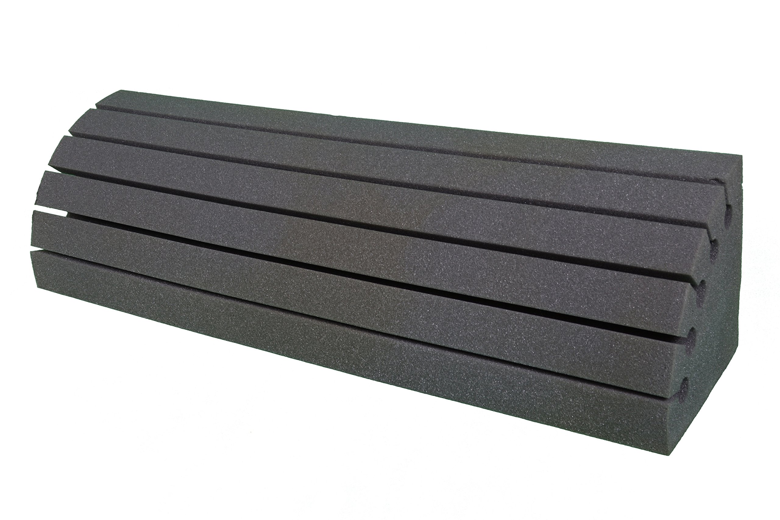 Keyhelm - Bass Traps Pannello Fonoassorbente Cilindrico in Poliuretano 100% | Pannello per Correzione Acustica di Frequenze, Densità 25 kg/m³, 25x25x100 cm, Confezione da 2 Unità | Made in Italy