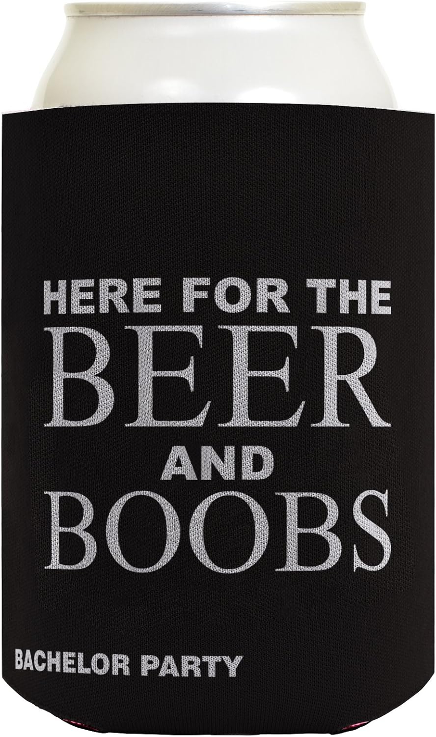 Bachelor Party Favors for Men Bachelor Party Coolie Gift Bundle Wedding Party 12-Pack Drink Can Coolers Party Pack