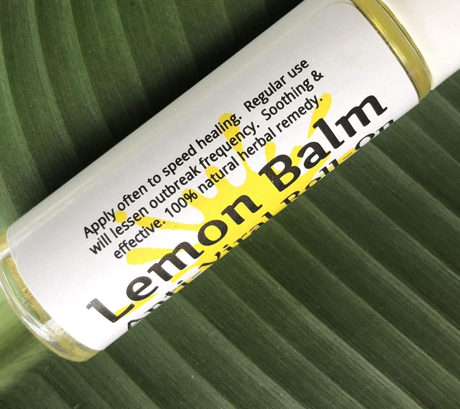 Urban ReLeaf Lemon Balm Cold Sore & Shingles ROLL-ON! Quickly Soothe Blisters, Chicken Pox, Bumps, Rashes, Bug Bites. Suppress Future outbreaks. 100% Natural. "Goodbye, Itchy red Bumps!" : Health & Household