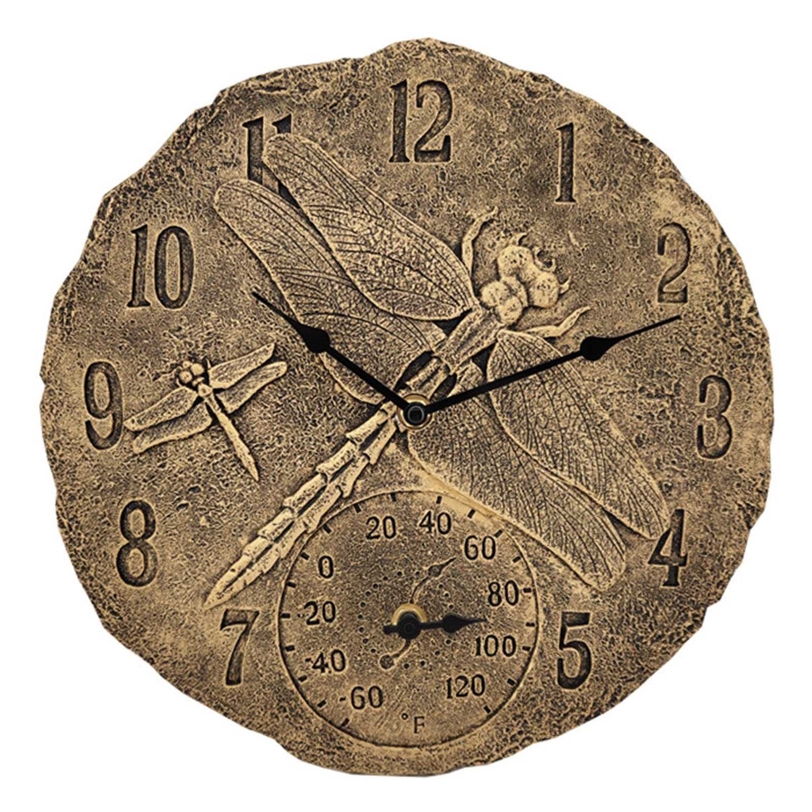 Orologio da parete da giardino in resina impermeabile/Orologio creativo in