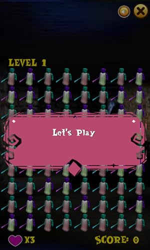 Granny Horror Night puzzle match