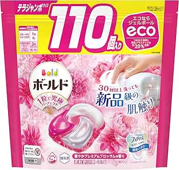 ボールドジェルボール4D　 癒しのプレミアムブロッサムの香り　280個 81bHEAVGJOL._AC_UF350,