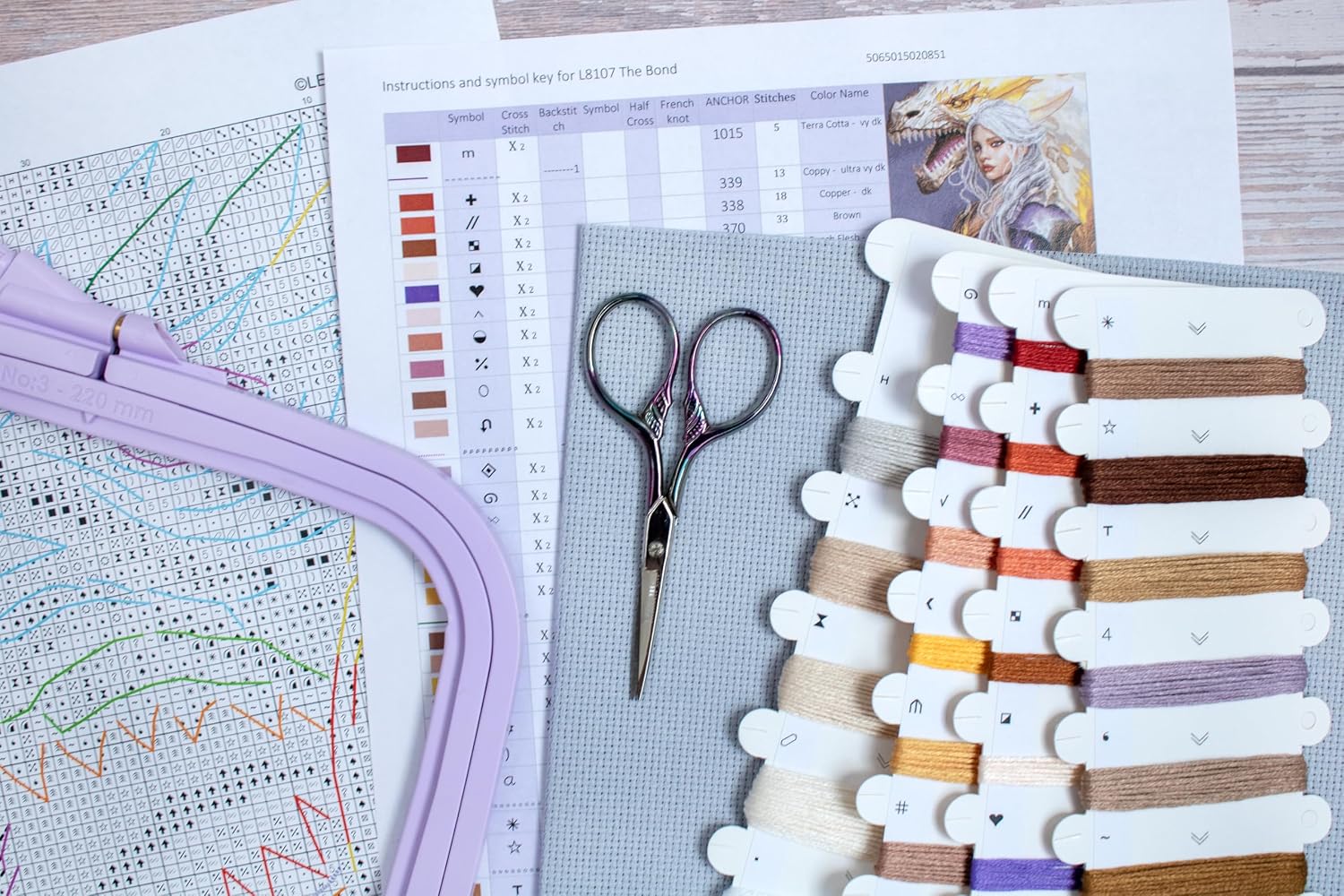 Letistitch L8107 The Bond/Counted Cross Stitch kit