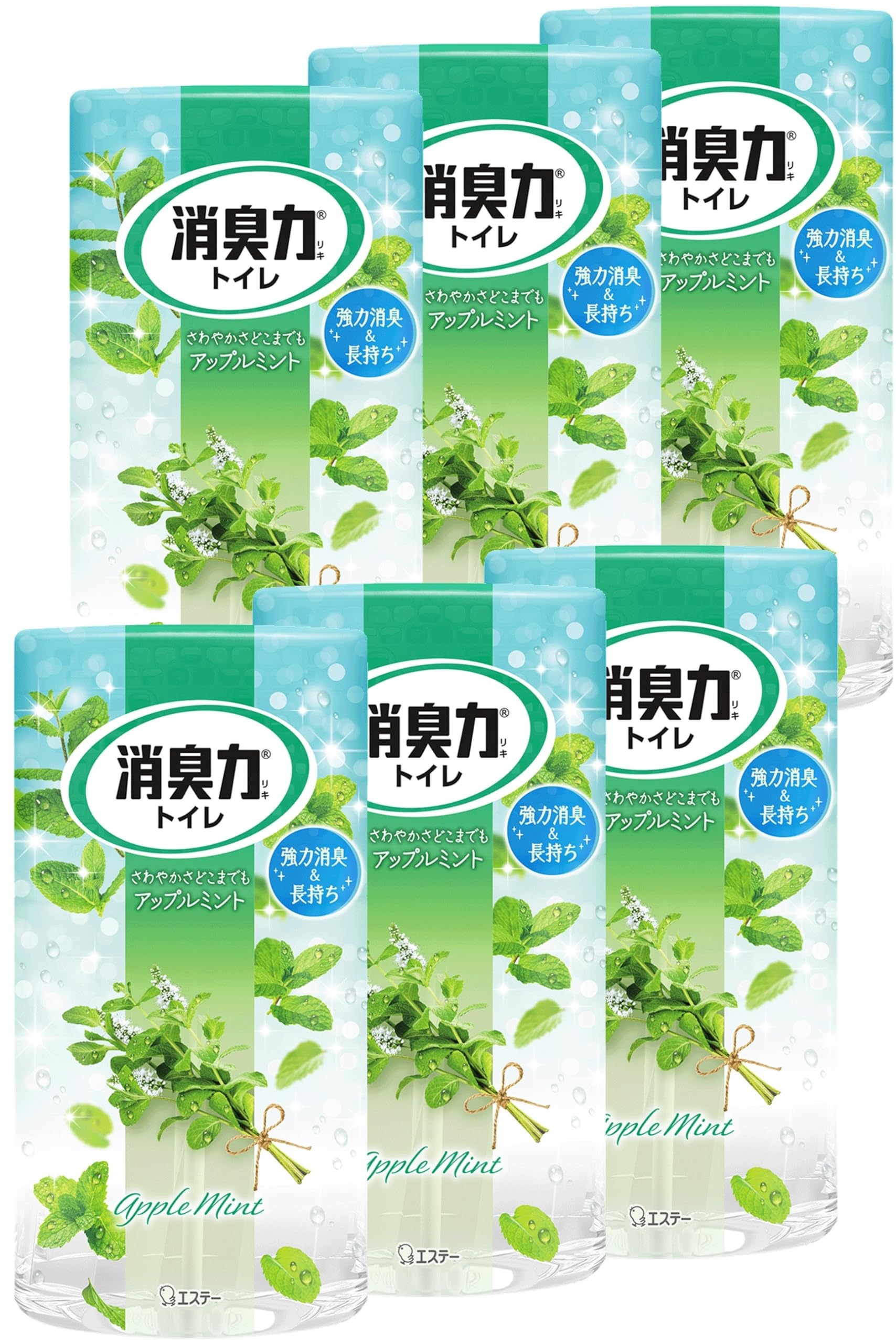 Amazon.co.jp: 消臭力 [まとめ買い] トイレ用 置き型 アップルミント