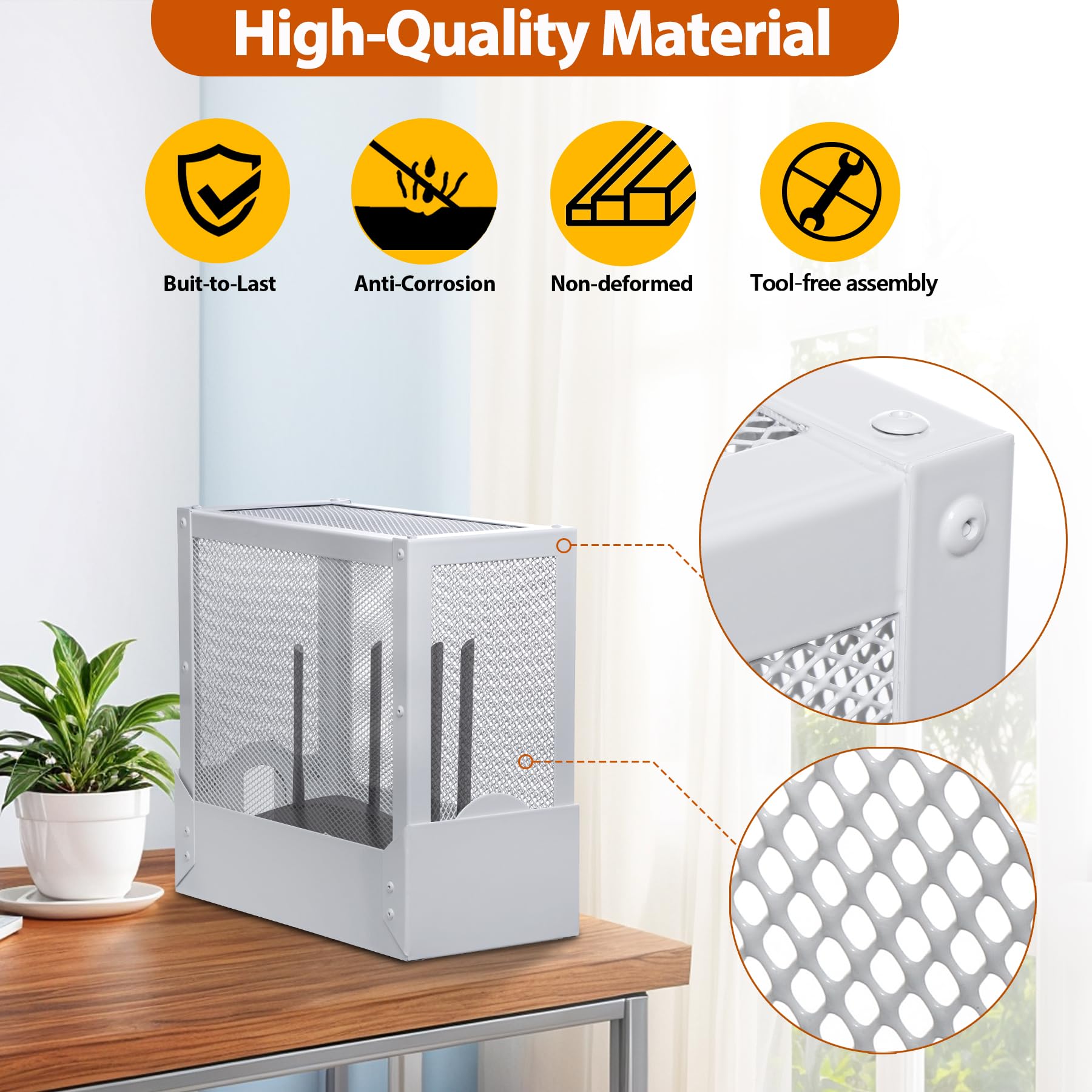 Talustool Large WiFi Router Cover Blocks Up to 90% of EMF and 5G, Shielding WiFi Router EMF Faraday Cage, Offers WiFi Router Cover EMF Protection, While Maintaining Uninterrupted Usage