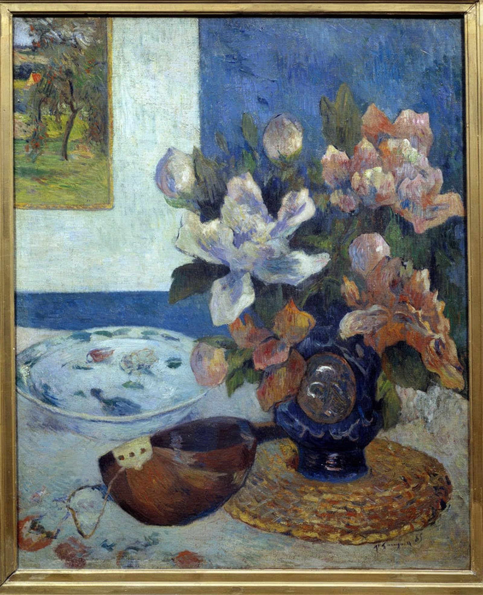 POSTERIIk Famous Animal Posters Vintage Picture Still Life a La Mandolin Painting by Paul Gauguin Modern Wall Decor for Home Decor 60x90cm