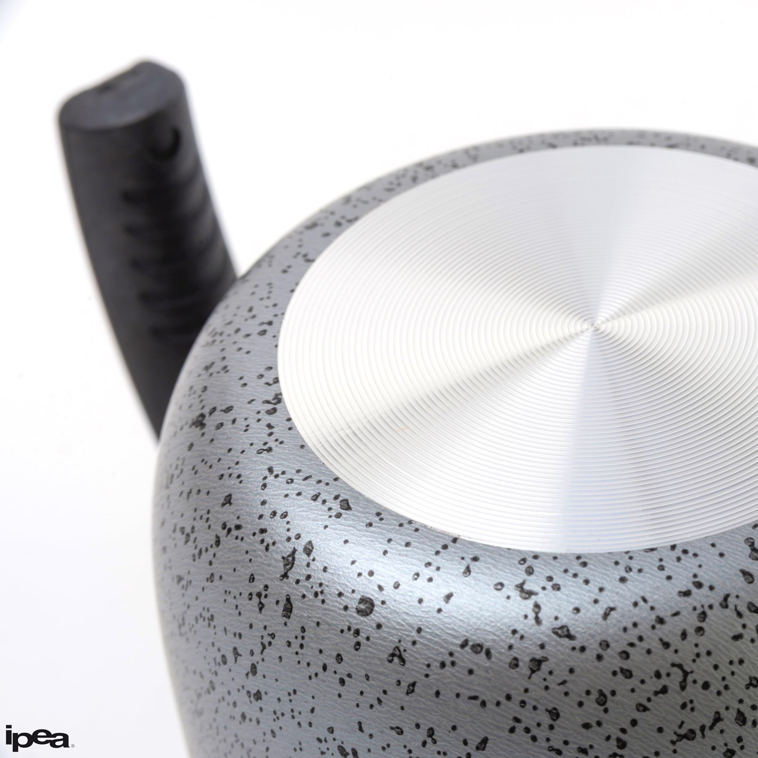 IPEA Bollilatte in Alluminio effetto Granito per Fornelli a Gas – 12 CM - Pentolino per Latte, Caffè e Cucina – Antiaderente con Manico Ergonomico –– Pentolino da Cucina Compatto - NO INDUZIONE