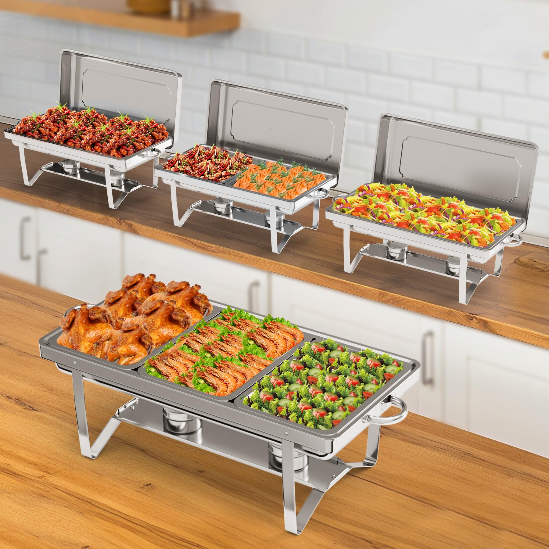 Chafer en acier inoxydable pour garder vos plats chauds en banquet