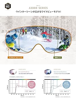 Amazon | AXE(アックス) スキー・スノーボードゴーグル ダブル