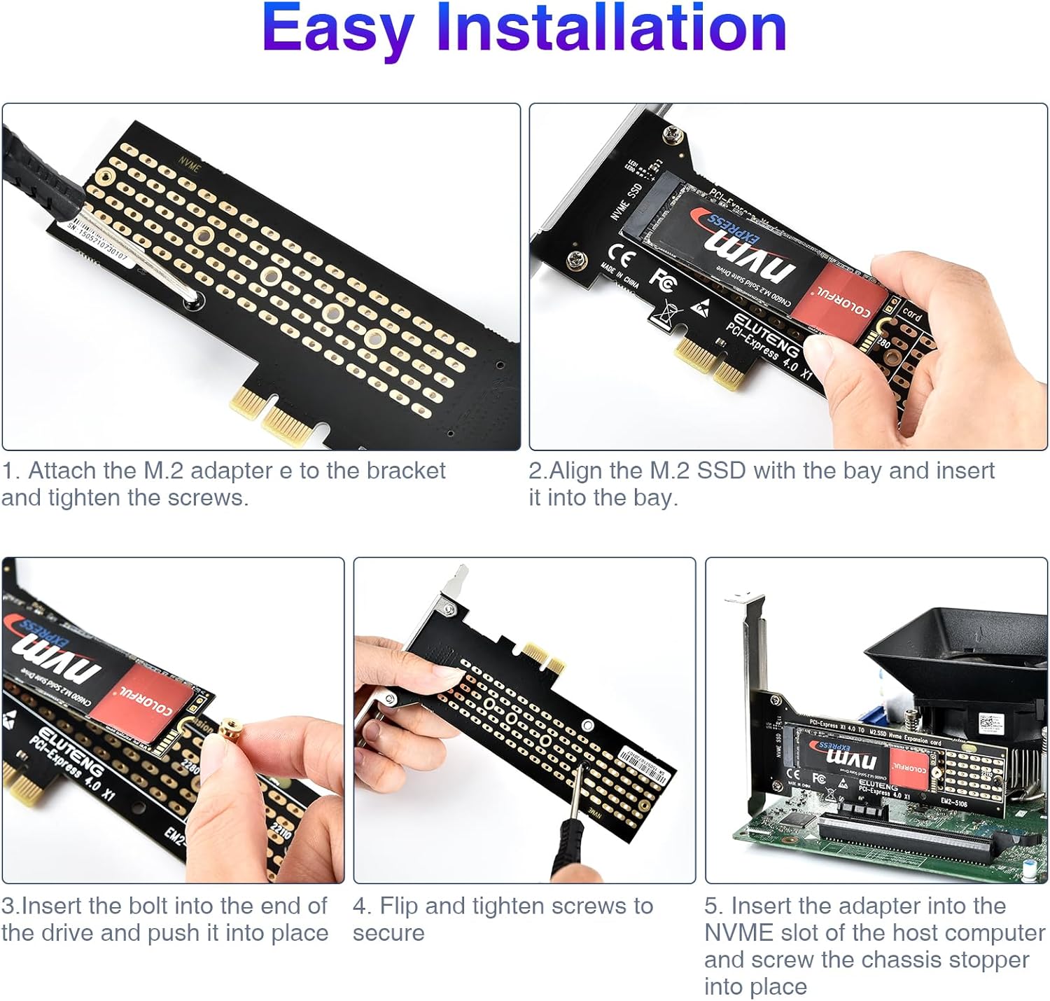 Adaptador NVMe PCIe NVME SSD a Adaptador de Conversión
