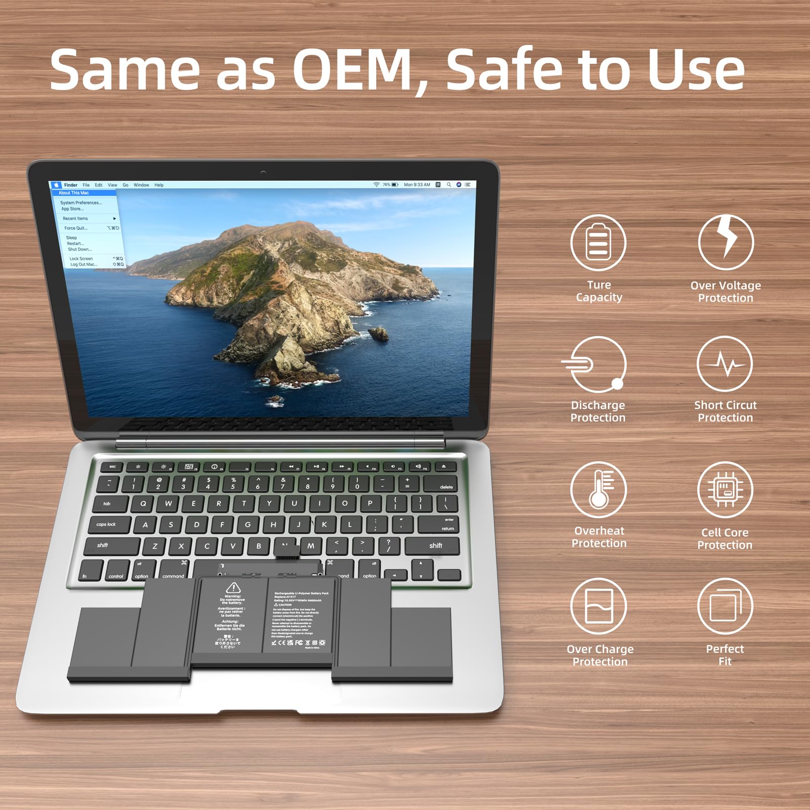 Amazon.com: JGTM A1398 A1417 Replacement Battery for MacBook Pro