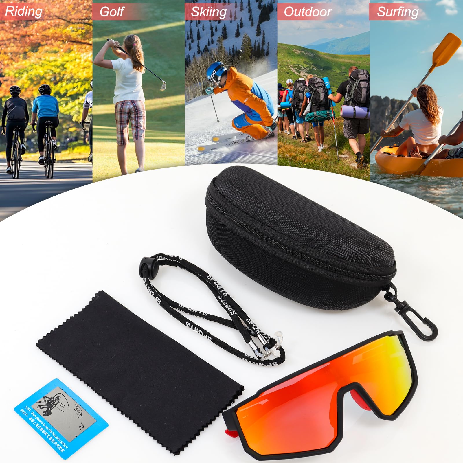okulary szybkie rowerowe przeciwsłoneczne polaryzacyjne męskie damskie okulary sportowe UV400 ochronne do biegania wiatroszczelne do jazdy na rower