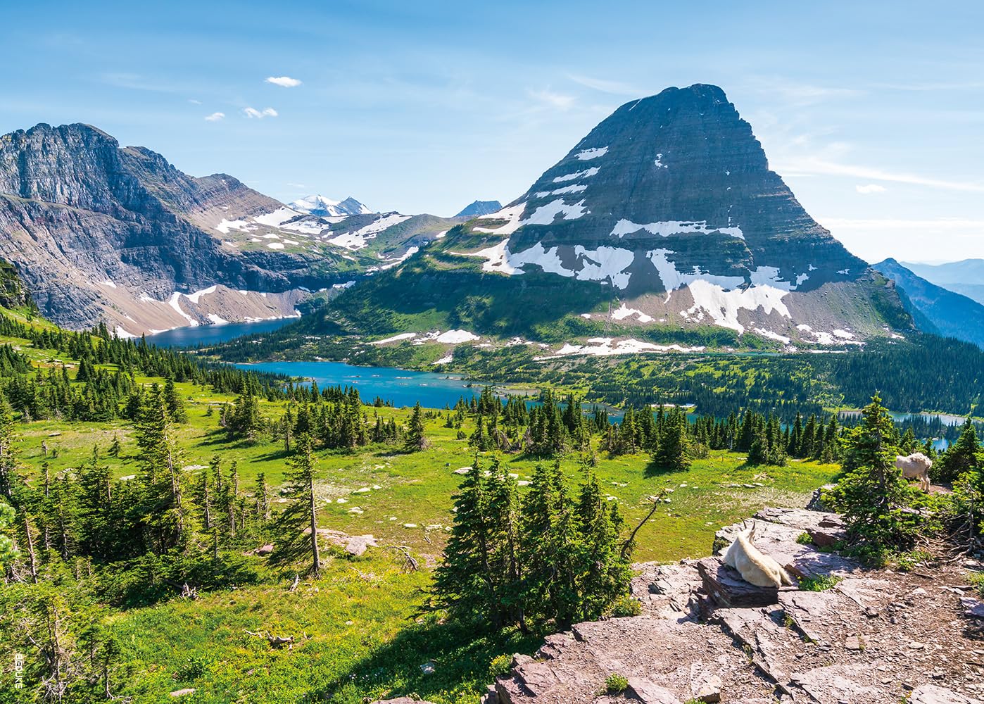 BEDUKE Jigsaw Puzzles for Adults 1000 Pieces Banff National Park Canada Rocky Mountain 1000 Piece Puzzle Thick Sturdy Cardboard Precise Interlocking Age 14+ Family Game — view 11