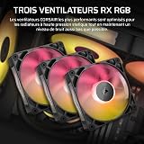 Corsair iCUE LINK TITAN 360 RX RGB Liquid CPU Cooler – 360mm AIO – 3x RX120 RGB Fans Included – Fits Intel LGA 1851/1700, AMD AM5/AM4 – iCUE LINK System Hub Included – Black - 3
