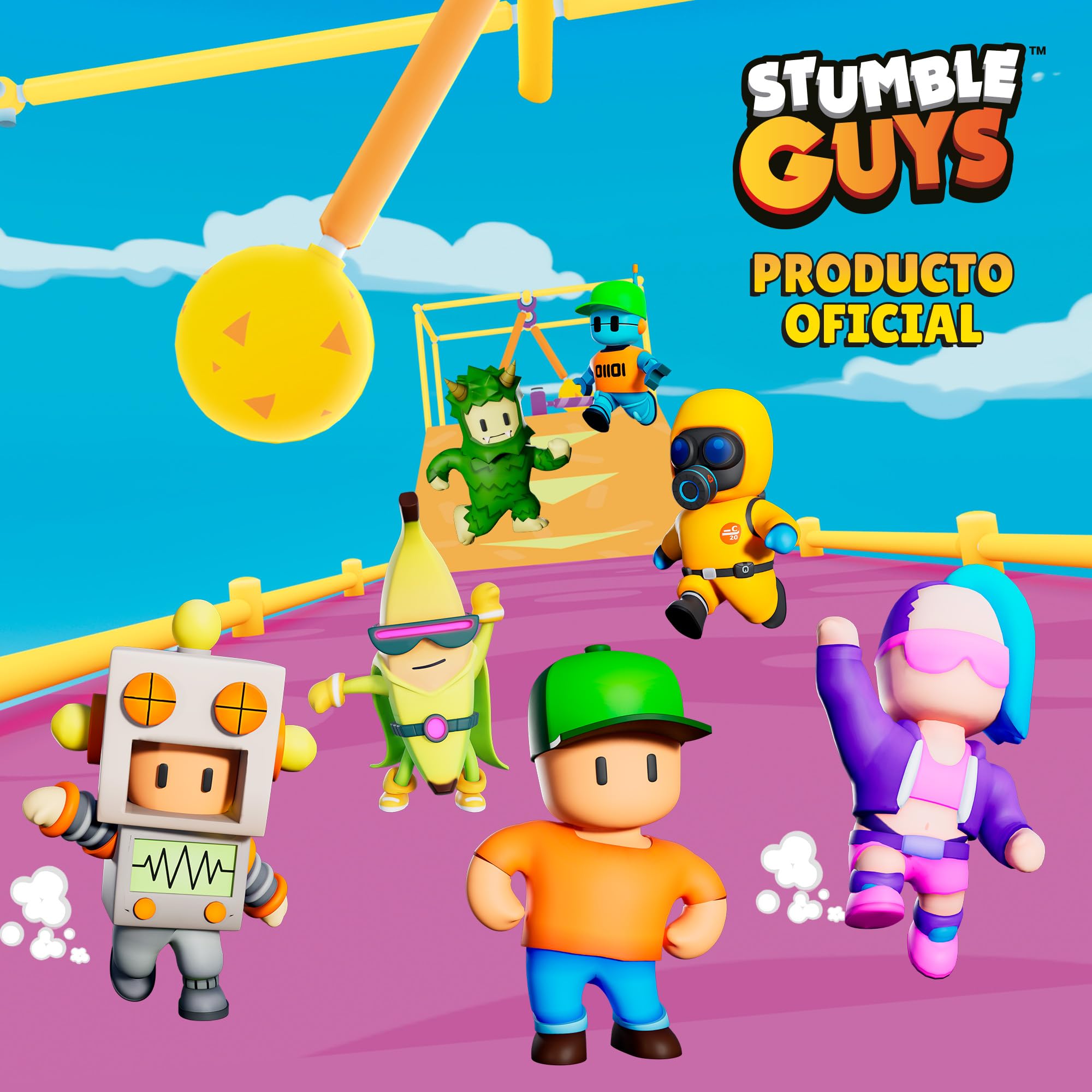 Bizak Monsterflex Stumple Guys, Videojuego, Mr.Stumble, Muñeco súper Extensible y elástico, 15 cm, 16 Modelos para coleccionar, para Adultos coleccionistas y niños Desde 6 años, (64390006-17)