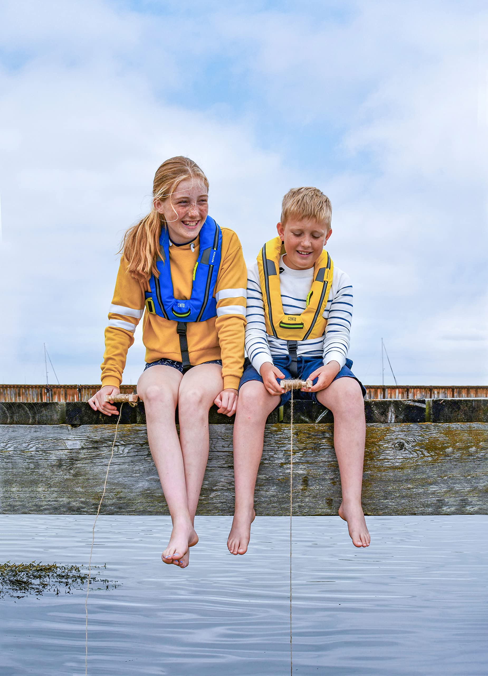Spinlock Junior Deckvest Cento 100N Schwimmwestengeschirr DW-CEN ASY - Gelb - Leicht - Unisex