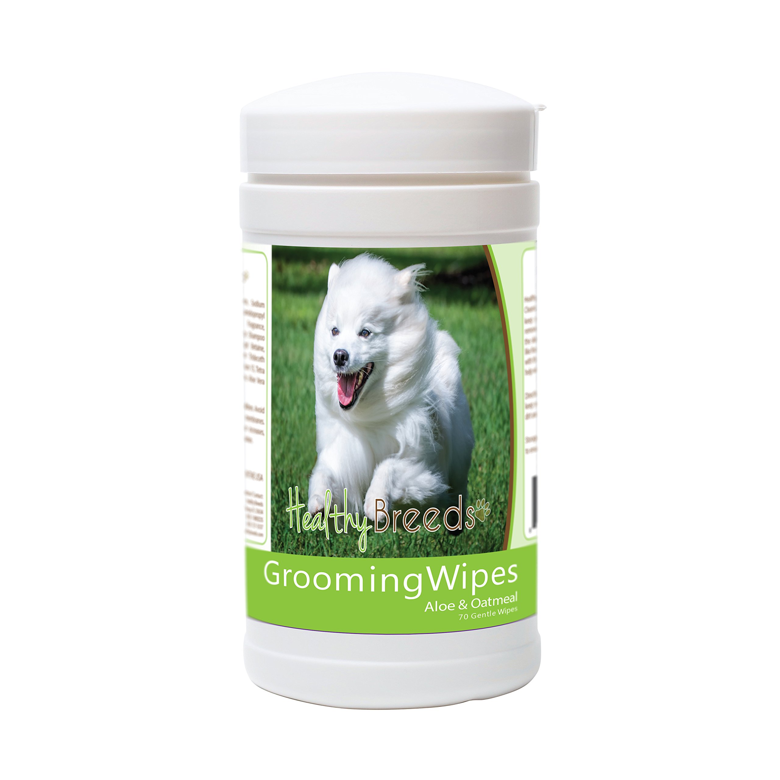 Healthy Breeds American Eskimo Dog Grooming Wipes 70 Count