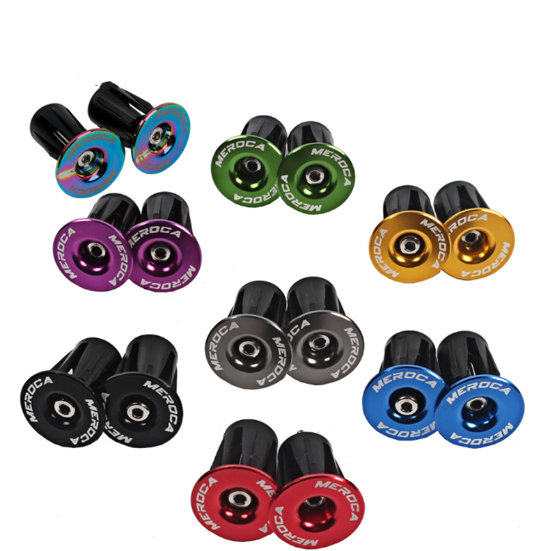 Bouchons D'extrémité De Guidon Wake Noirs – 24 Mm Extérieur / 16 Mm Intérieur – Vélo Route, VTT, BMX – Paire Légère En Aluminium