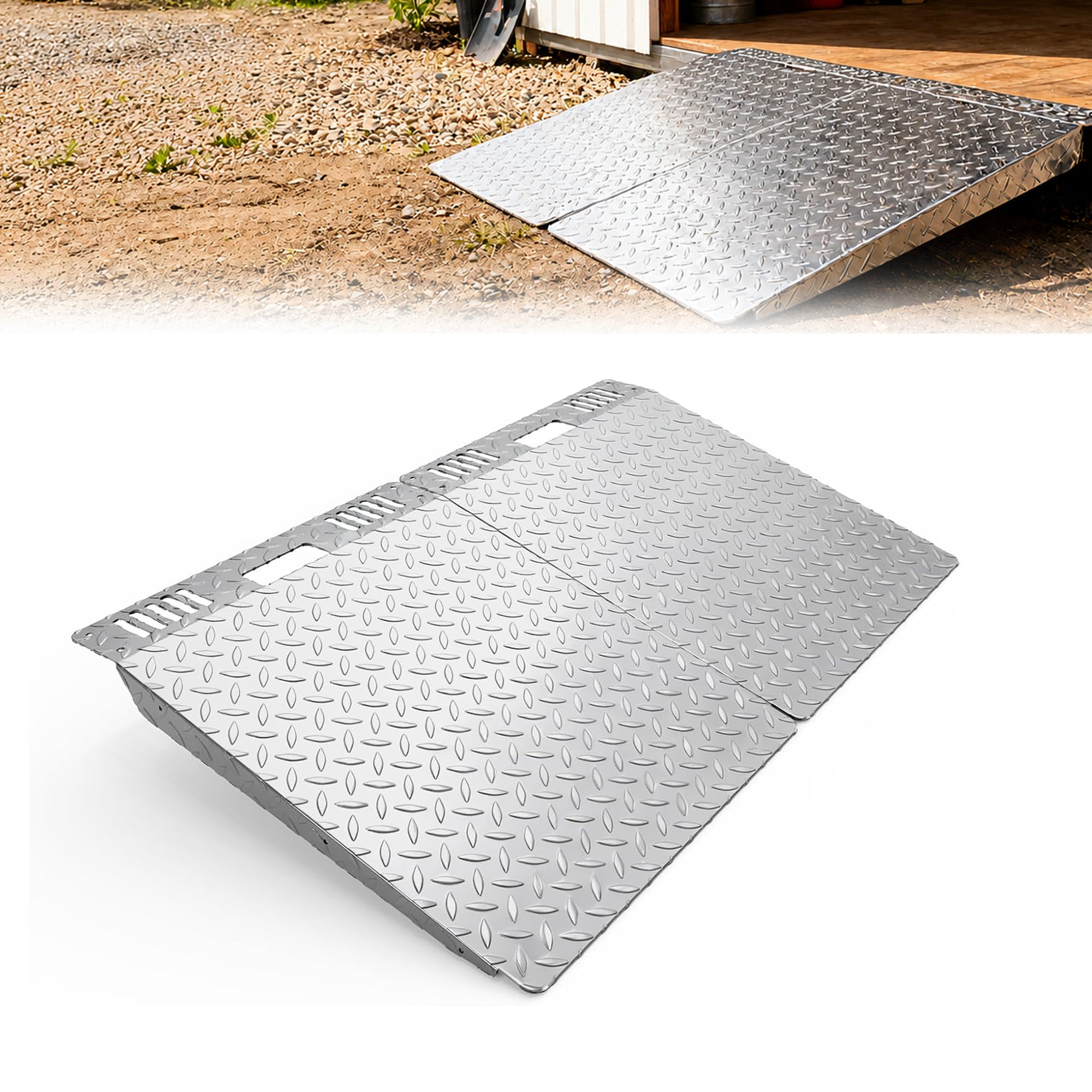 Photo 1 of ***STEEL*** SORQINOTER 2 Pack Shed Ramps - 29" x 48" STEEL