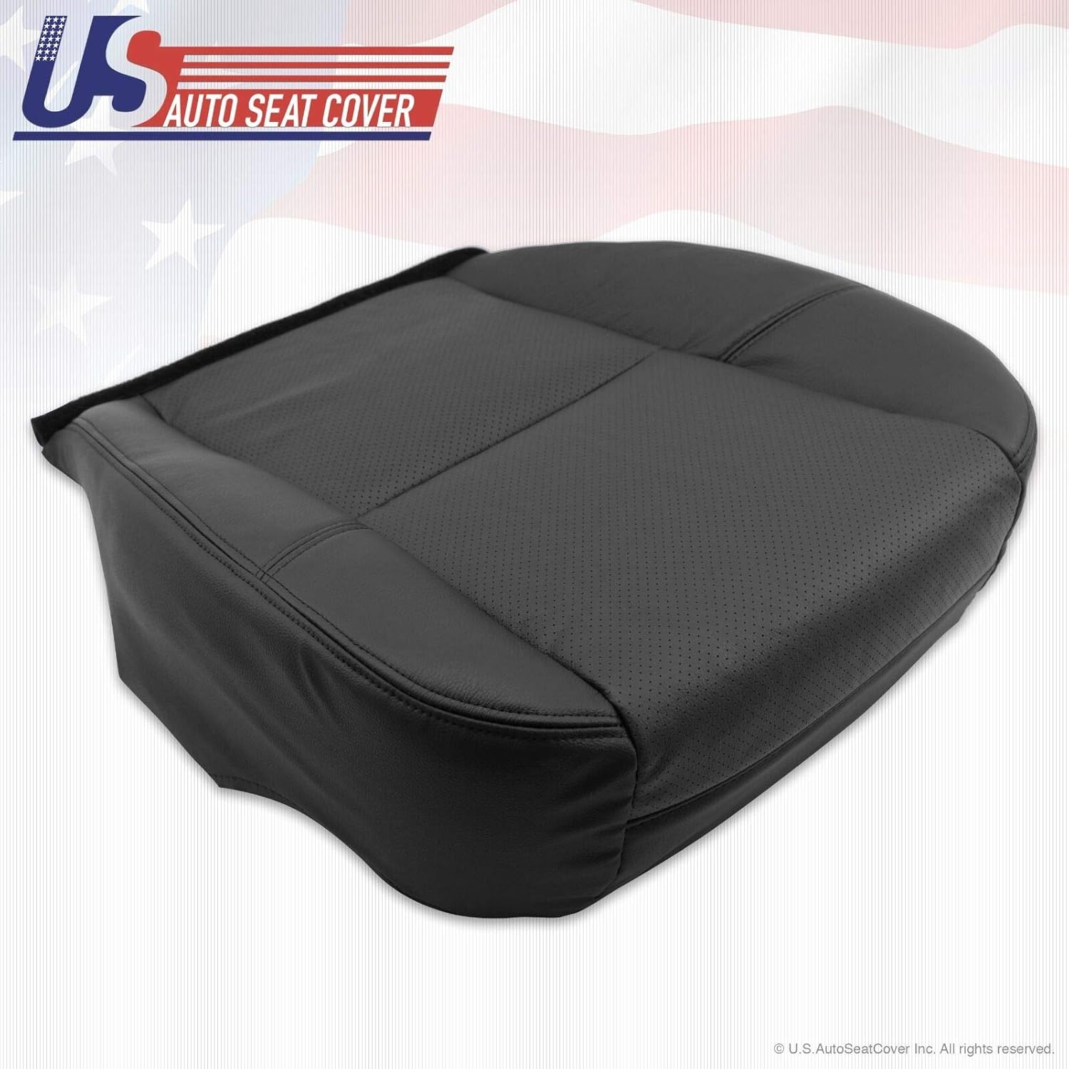 2007-2011 for Cadillac Escalade Passenger Cooled Seat Bottom Leather Cover Black