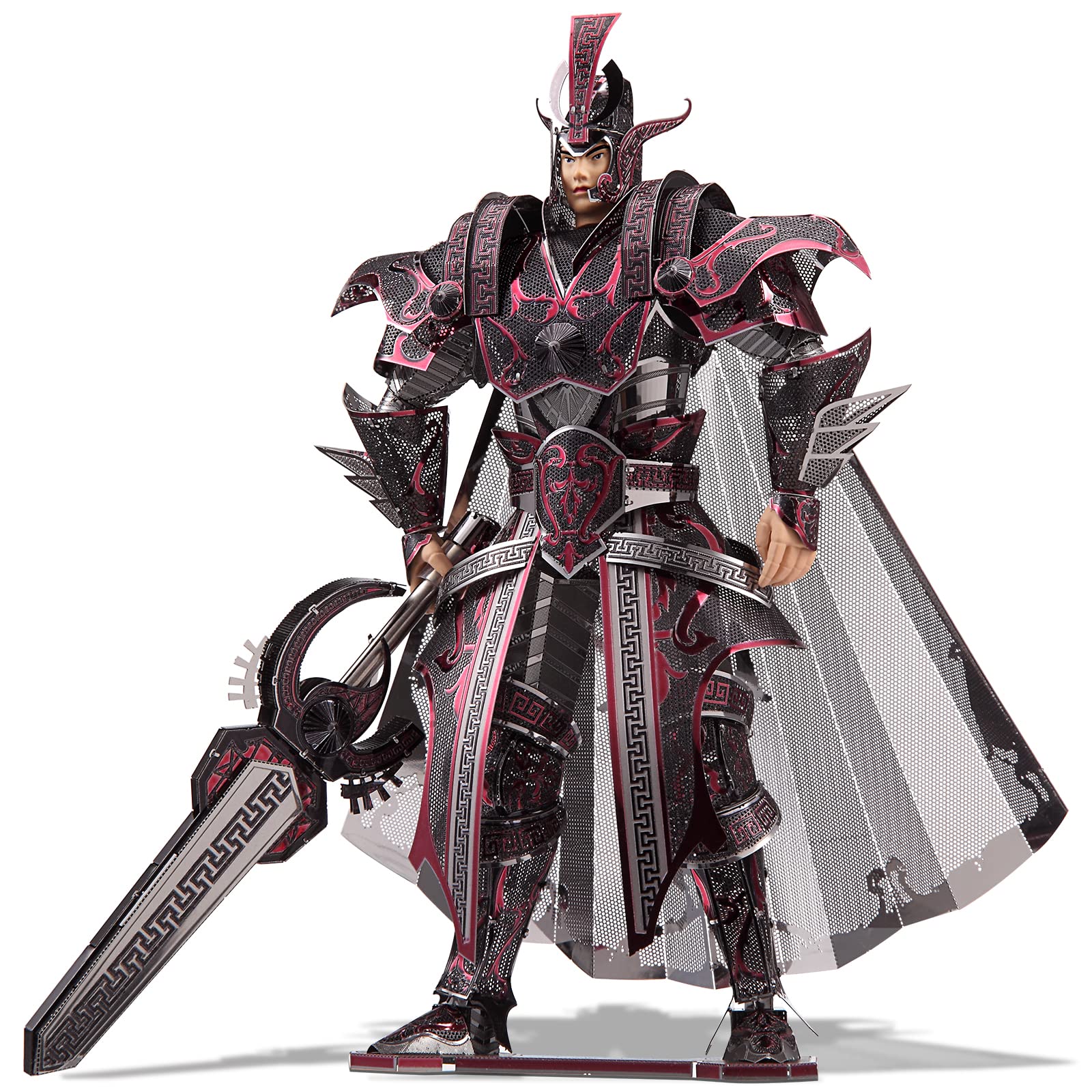 Piececool 3D Metal Puzzles for Adults, The Colonel of Qin Empire 3D Metal Figure Model Building Kits, Best Gifts for Teens or Dad, 105Pcs