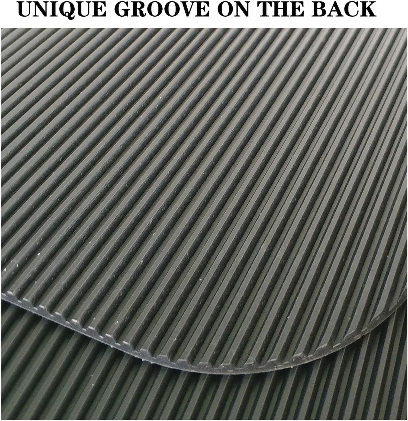 Semi Truck Mud Flaps 24"x24" Mud Flaps for Semi Trucks Trailer Tractor Heavy-Duty Polymer Semi Mud Flaps Easy Installation Black Universal Truck Mud Flaps 2PCS (24MFBK-XKW)