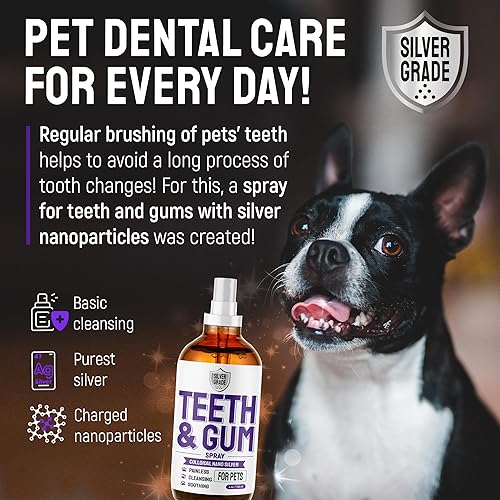 Miniatura 6 de Spray de dientes y encías para perros y gatos  Fórmula dental para enjuague bucal de perro y cuidado bucal de gato  Respiración fresca para gatos y