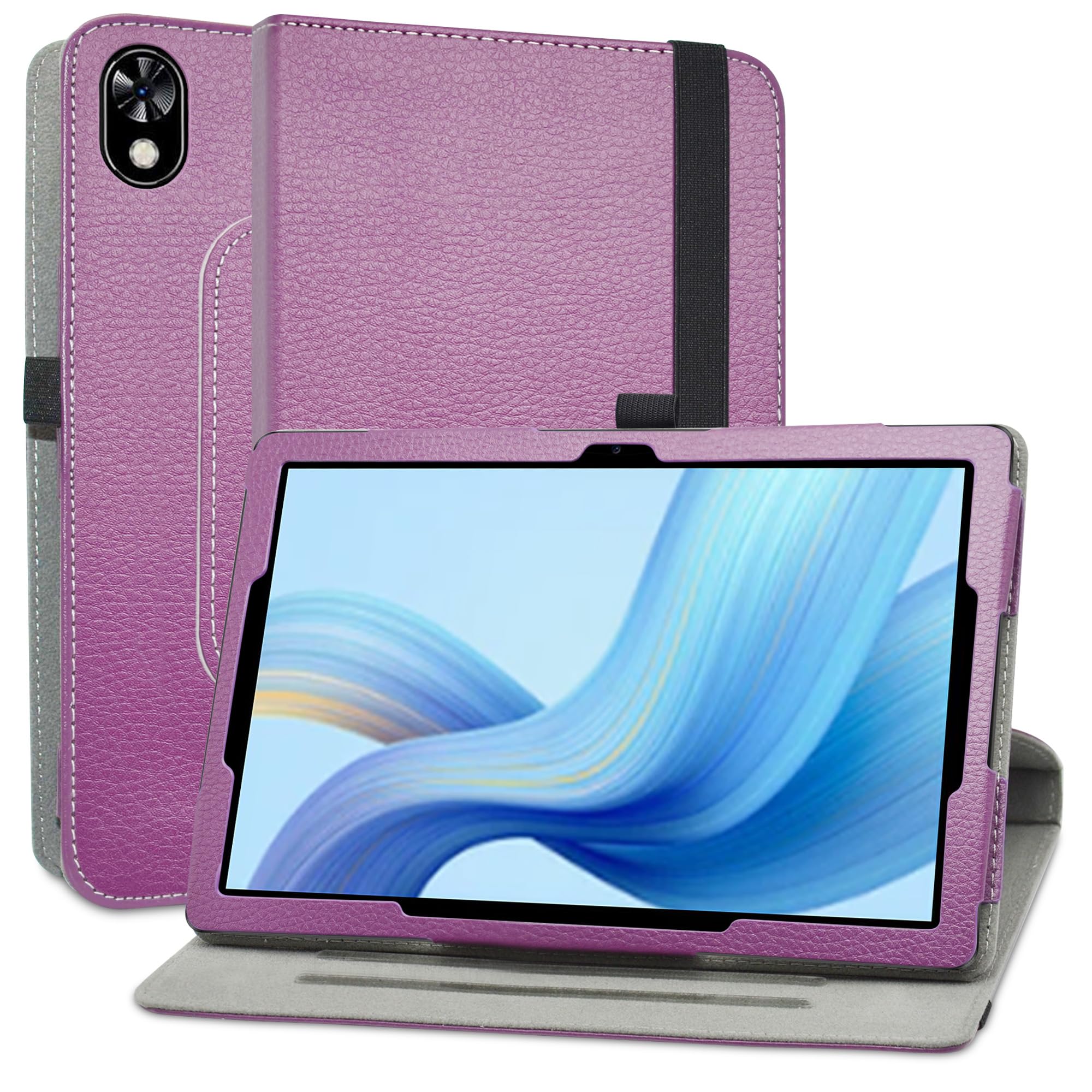 Tnviud Premium Custodia Portafoglio in PU Pelle Supporto Caso Guscio Protettiva TPU Silicone Cover Flip Skin Case per Doogee DK10 5G 6.67 (Marrone