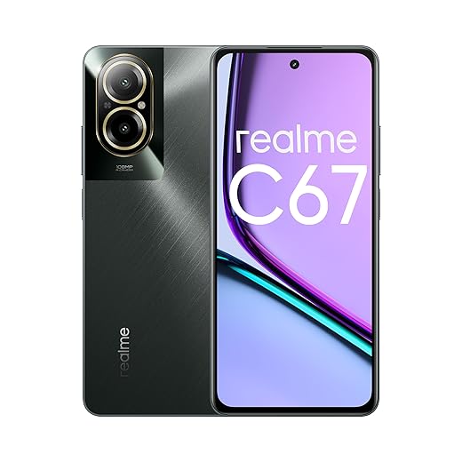 realme C67 Dual-SIM 128GB ROM + 6GB RAM 4G (Black Rock)